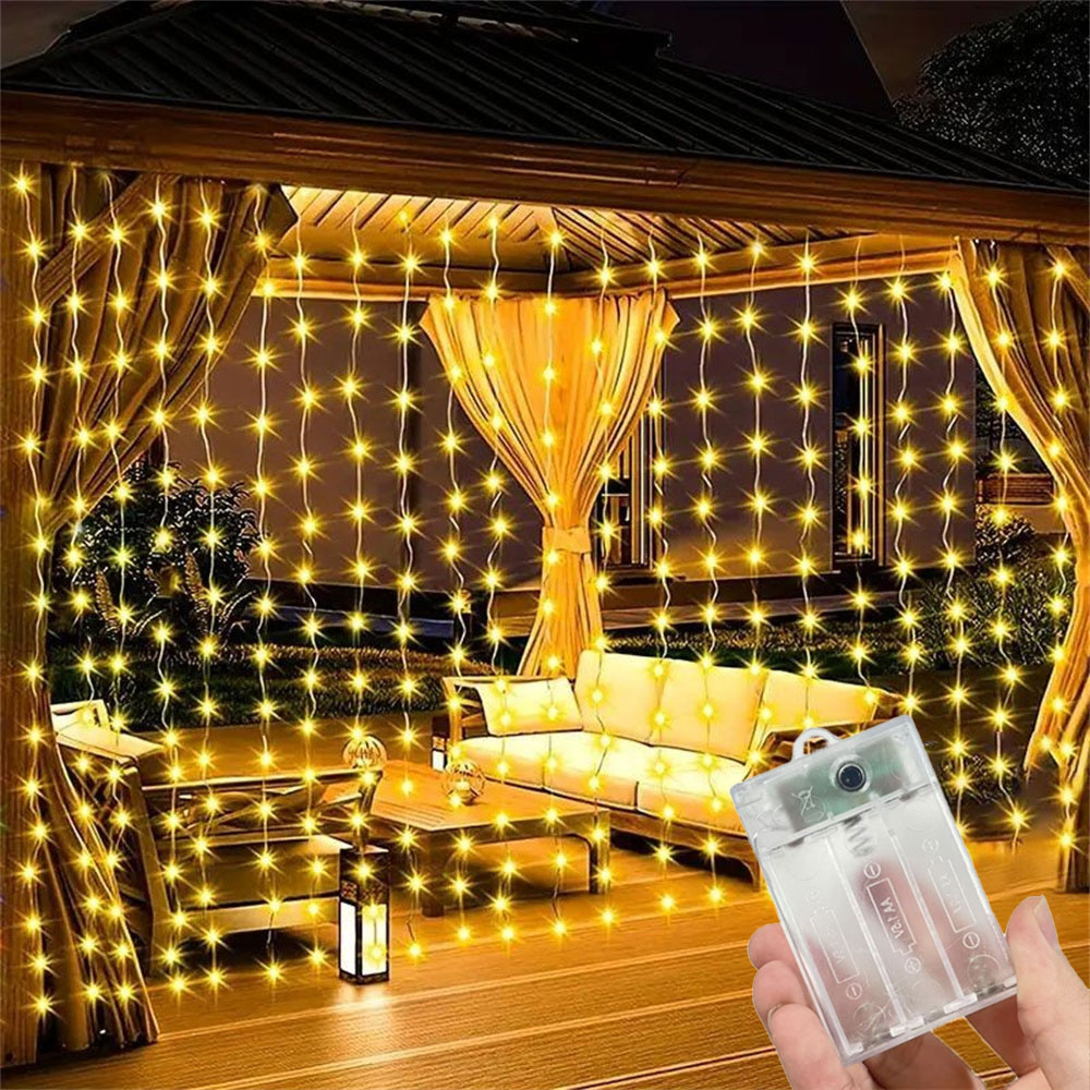 Led Fairy String Lights - Świąteczna dekoracja domu 2026, zasłona LED,