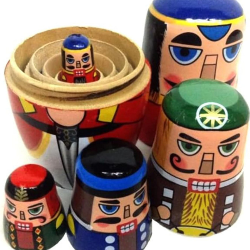 5 szt. Rosyjskich Dziadków do  – Nutcracker Figurine recenzja i cena