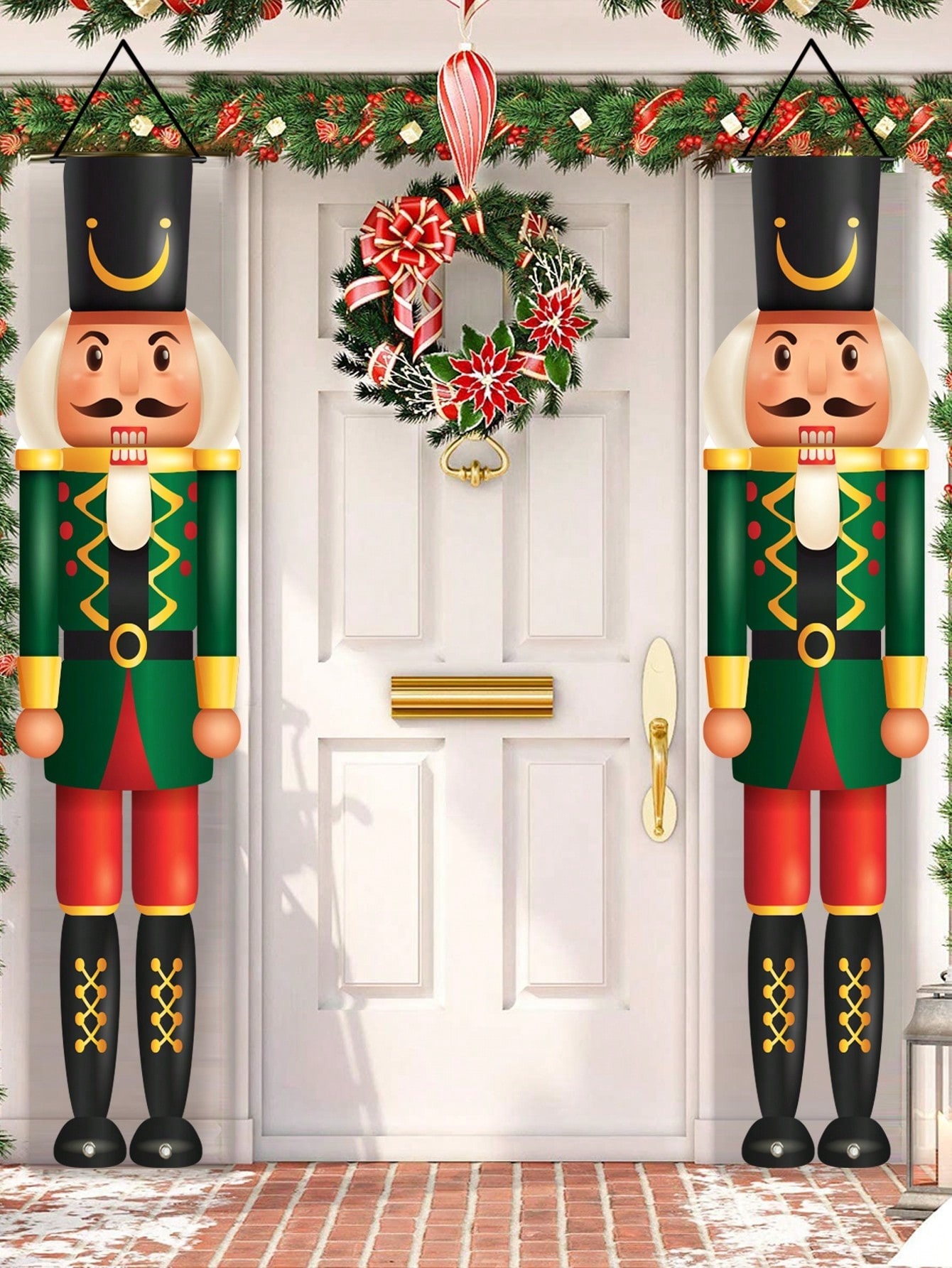 Świąteczny baner na werandę z  – Nutcracker Figurine recenzja i cena
