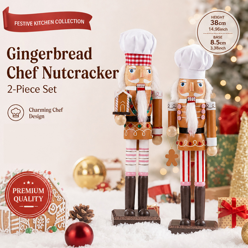 38CM Świąteczny Dziadek do Orz – Nutcracker Figurine recenzja i cena