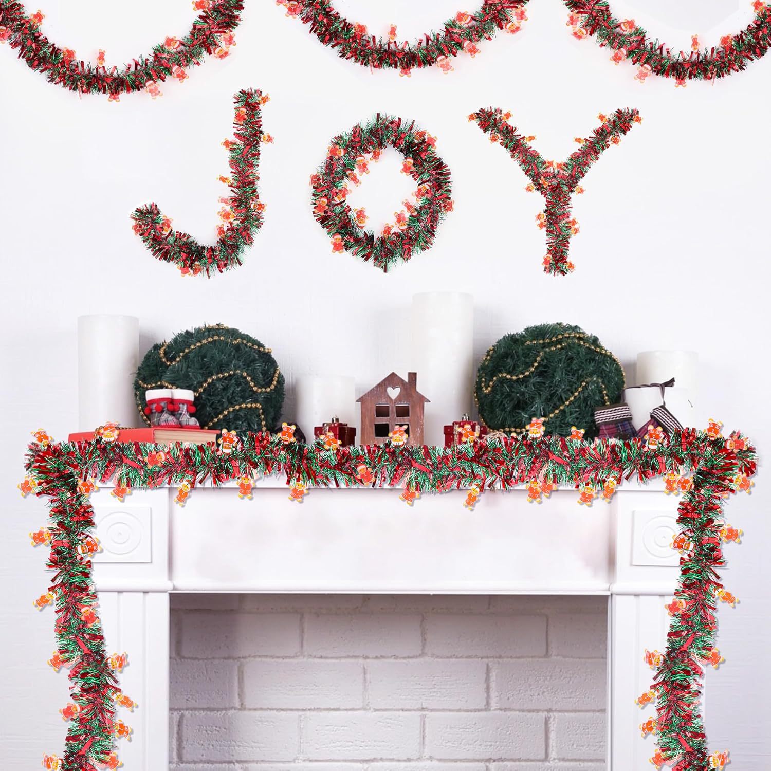 1–10 sztuk – świąteczna girlan – Tinsel Garland Decoration recenzja i cena