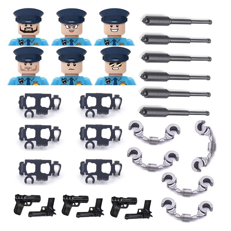 6 SZT./ZESTAW Kajdanki Policji – Lego Set City recenzja i cena